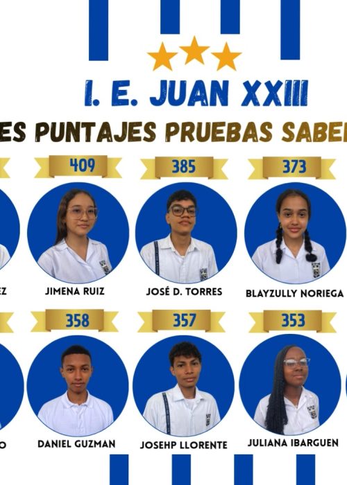 Mejores icfes Imagen mostrando los nombres de los estudiantes que obtuvieron los